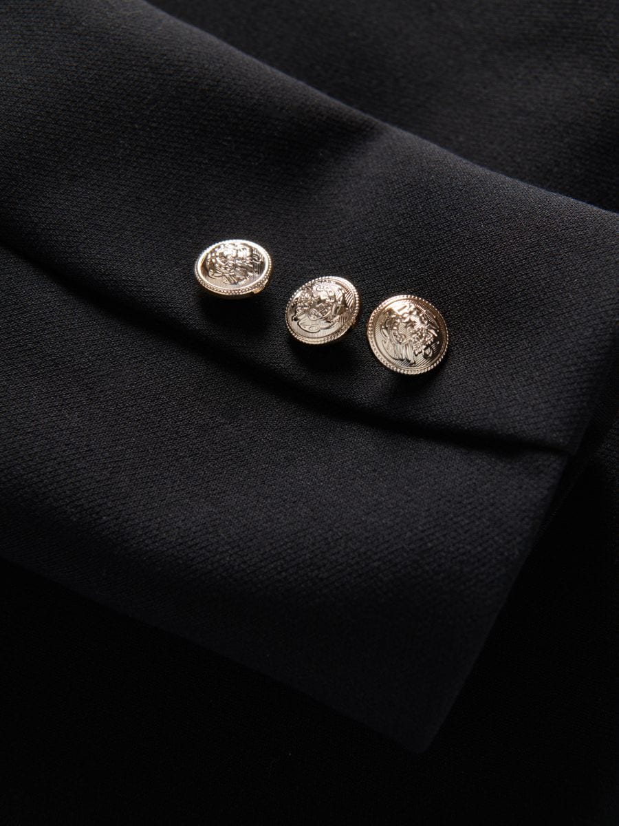 Blazer with decorative buttons - black - RESERVED - 5