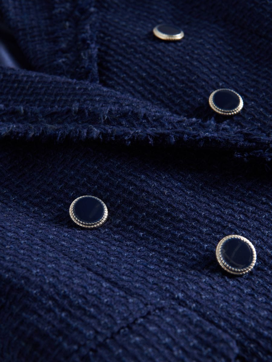 Blazer with decorative buttons - navy - RESERVED - 6