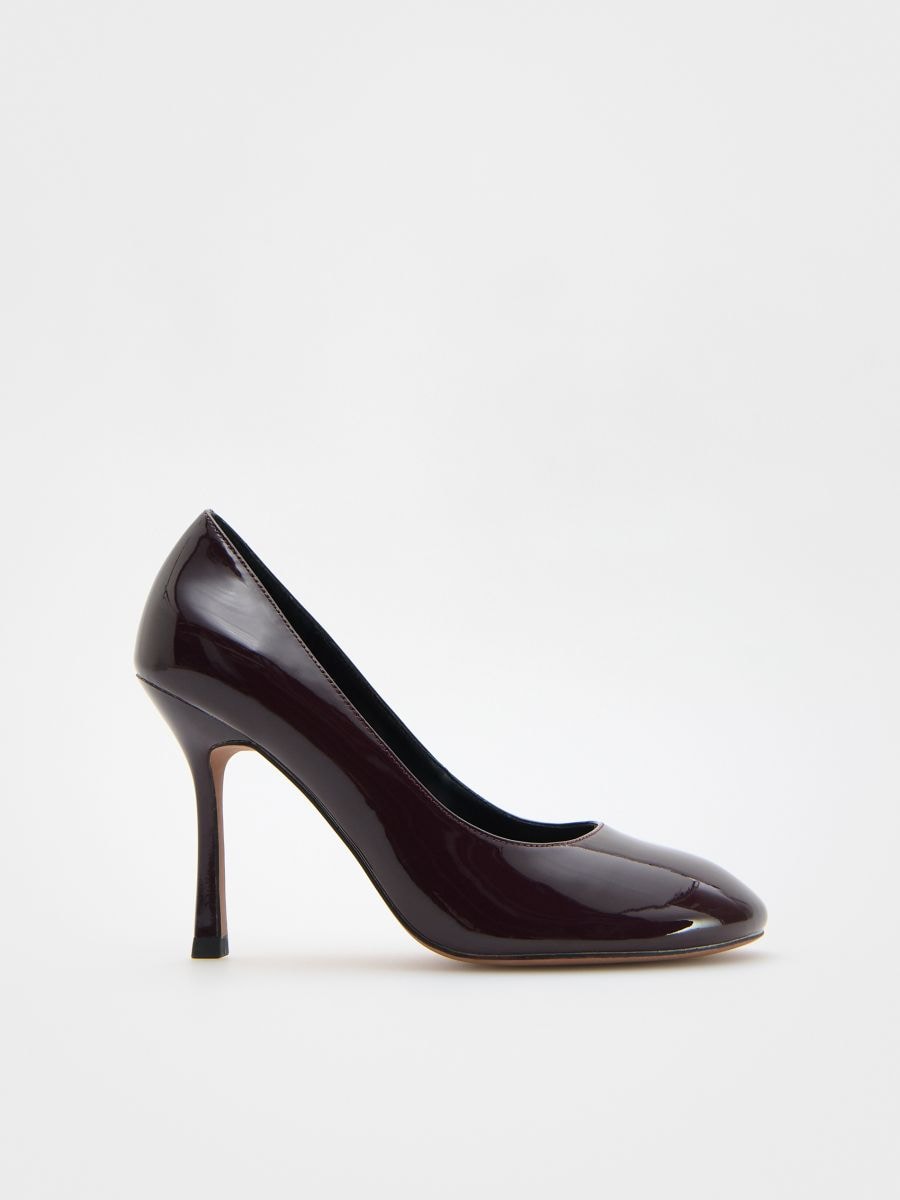 High heel pumps - maroon - RESERVED - 2