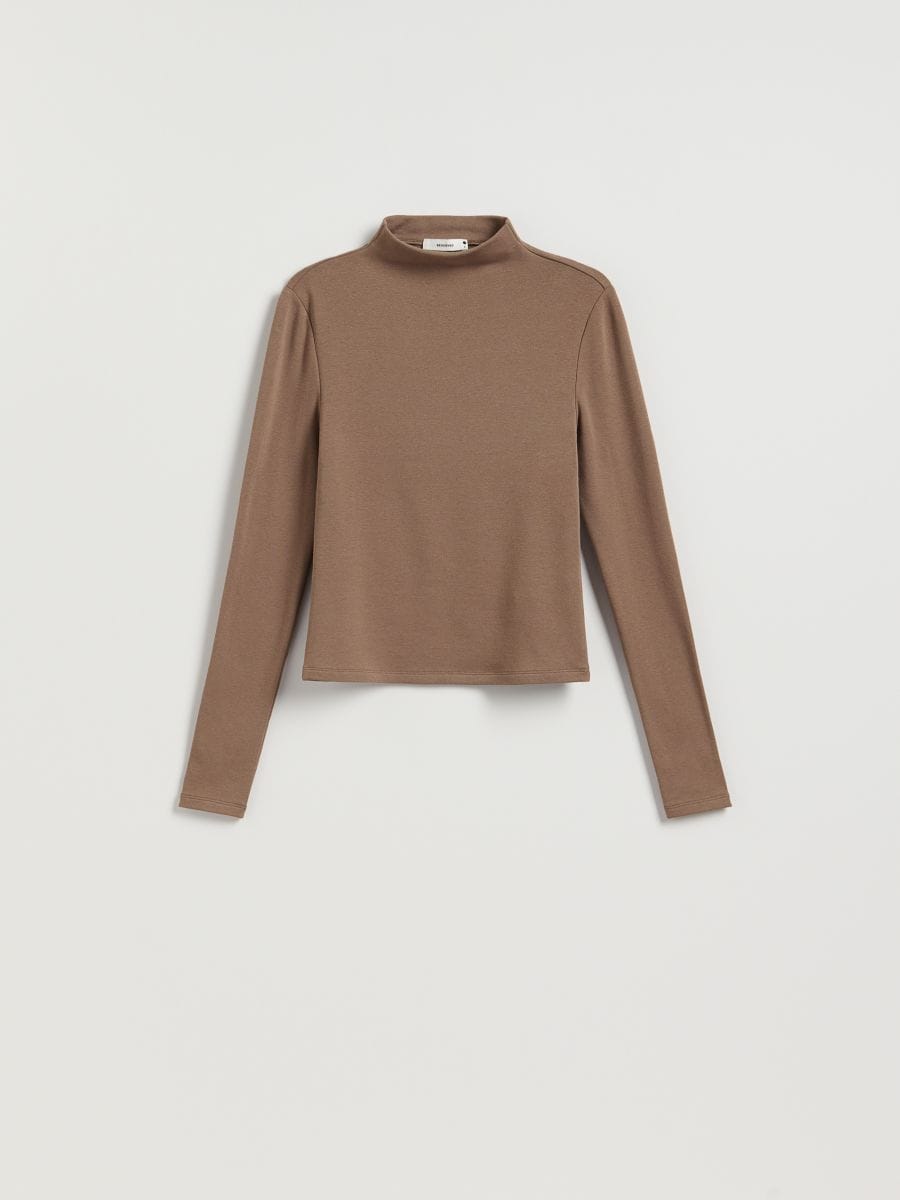 Plain longsleeve - coffee - RESERVED