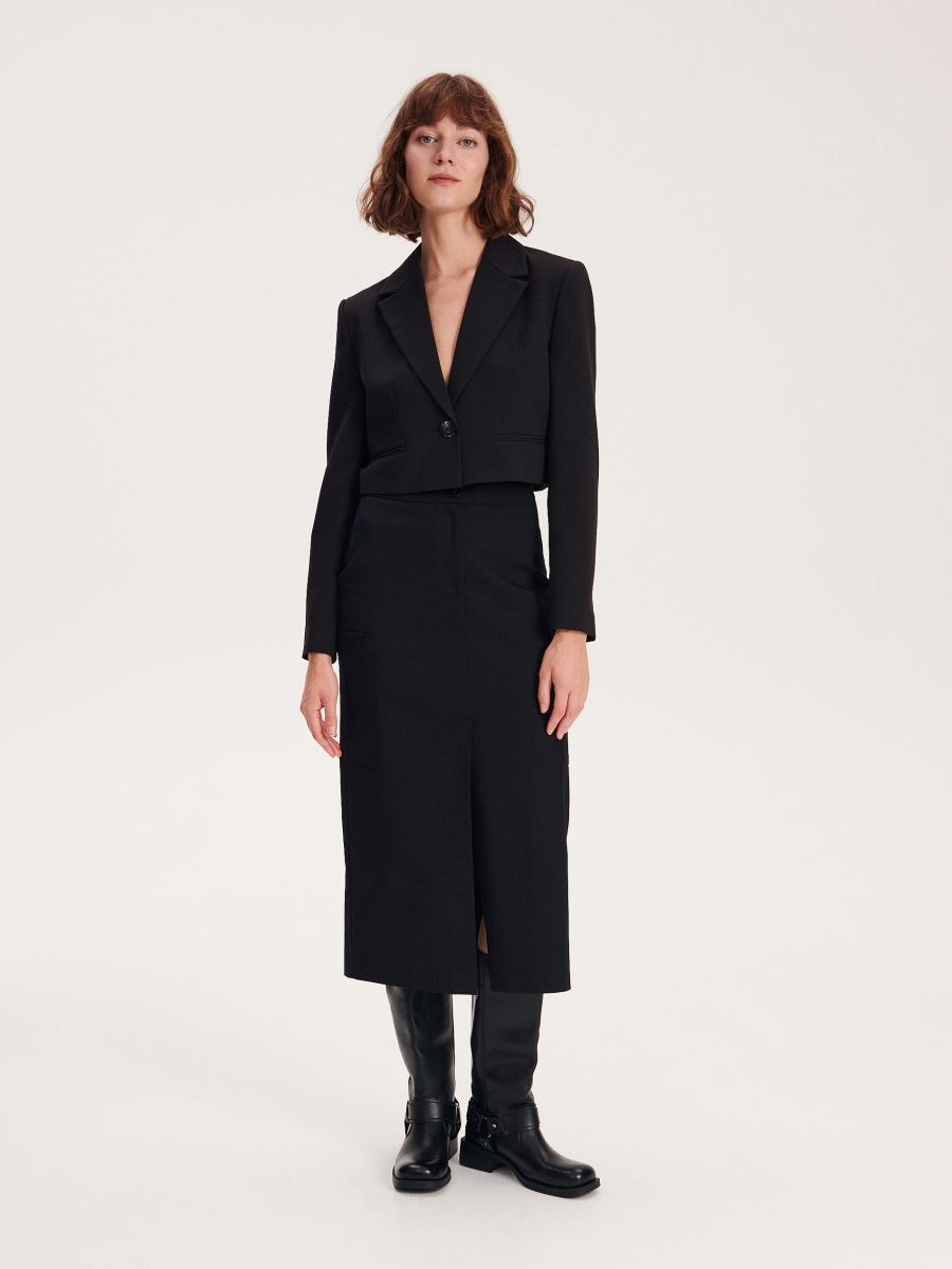 Cropped blazer - black - RESERVED - 2