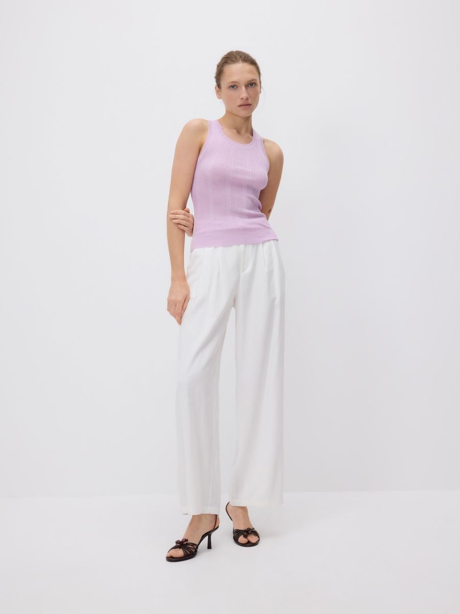 Rebrasti top - pastelno pink  - RESERVED - 3