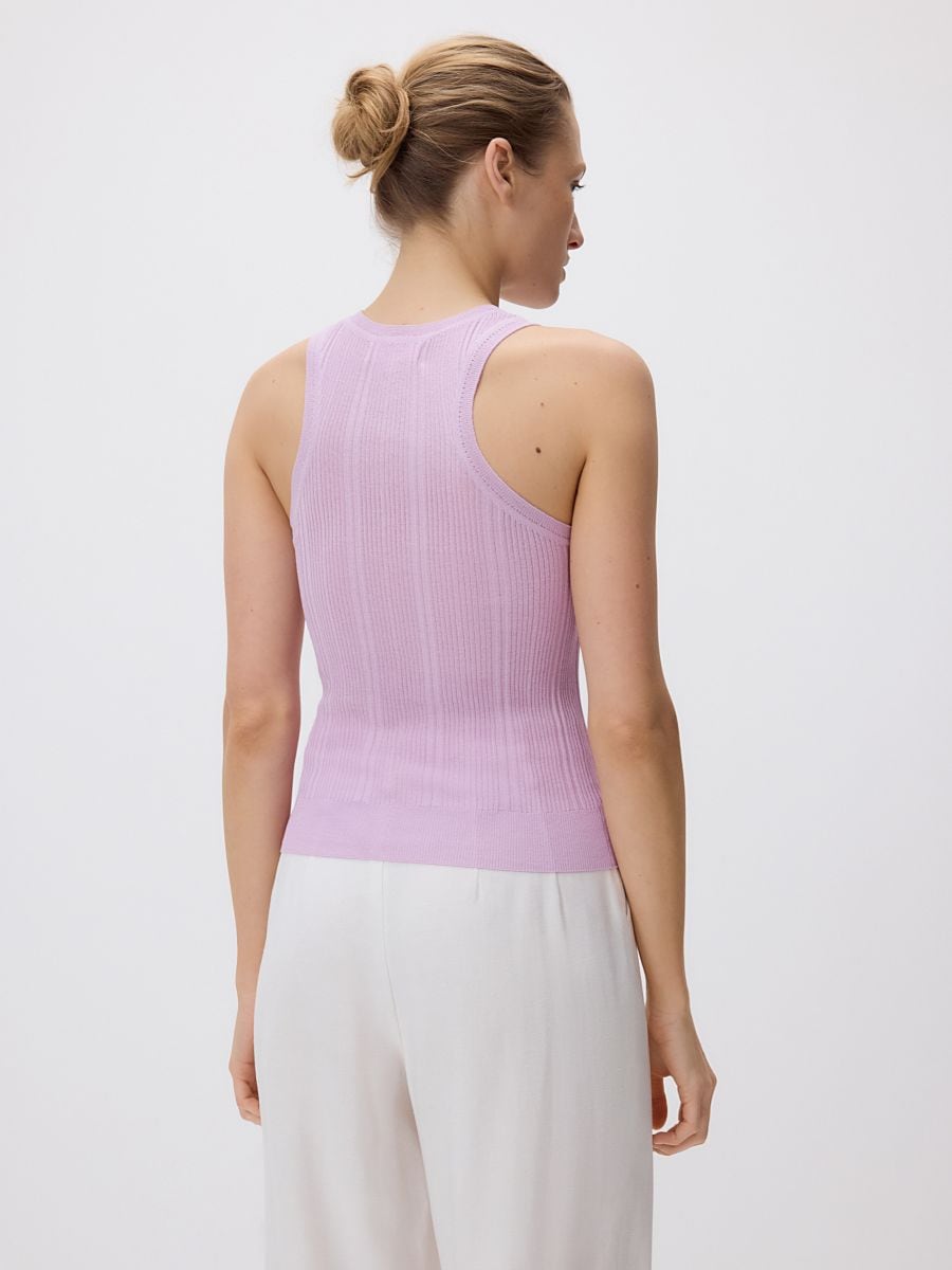 Rebrasti top - pastelno pink  - RESERVED - 4