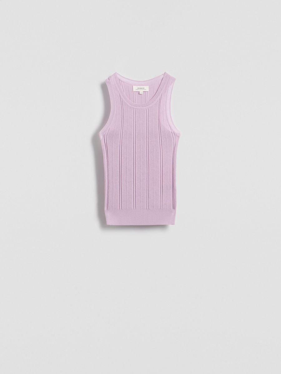 Rebrasti top - pastelno pink  - RESERVED - 5