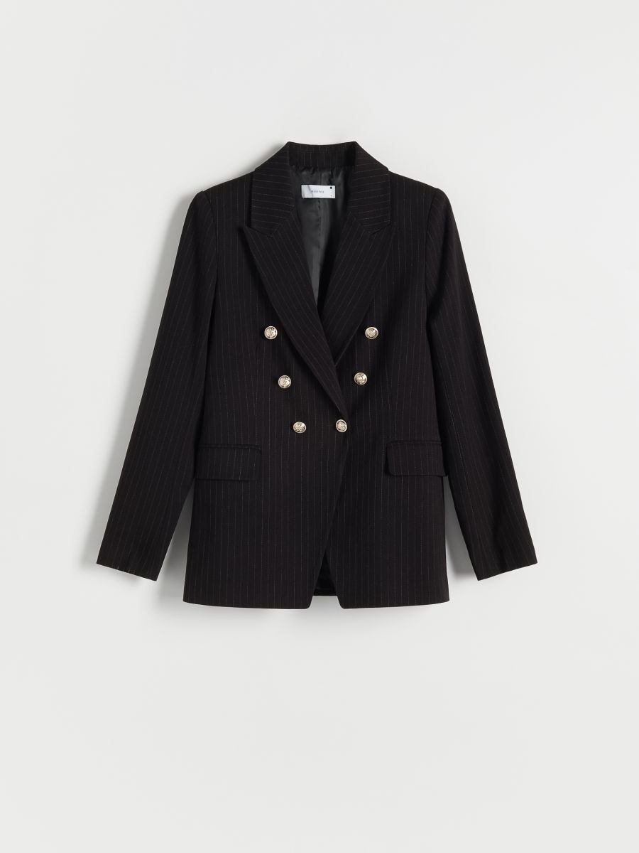 Blazer with decorative buttons - multicolor - RESERVED - 2