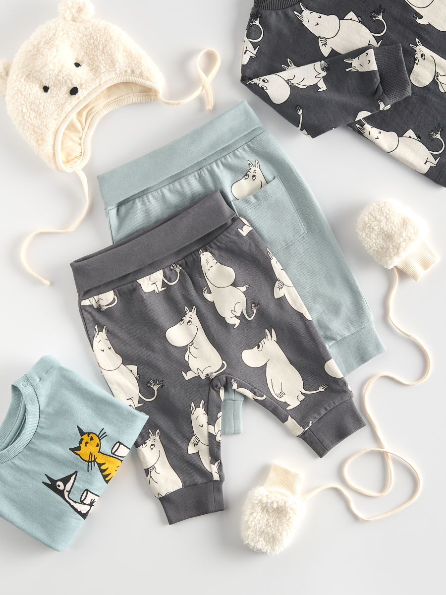 Moomin trousers 2 pack - teal green - RESERVED