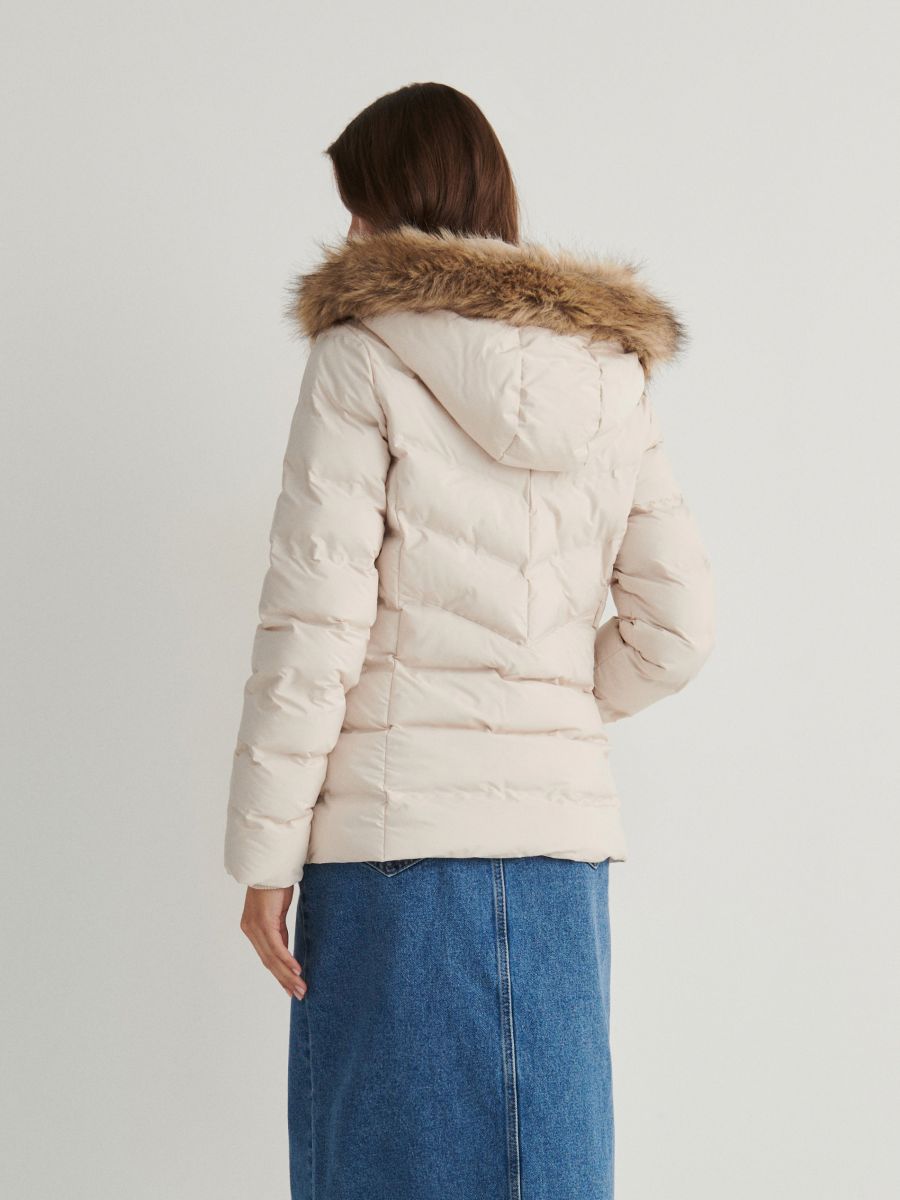 Hooded jacket - cream - RESERVED - 5