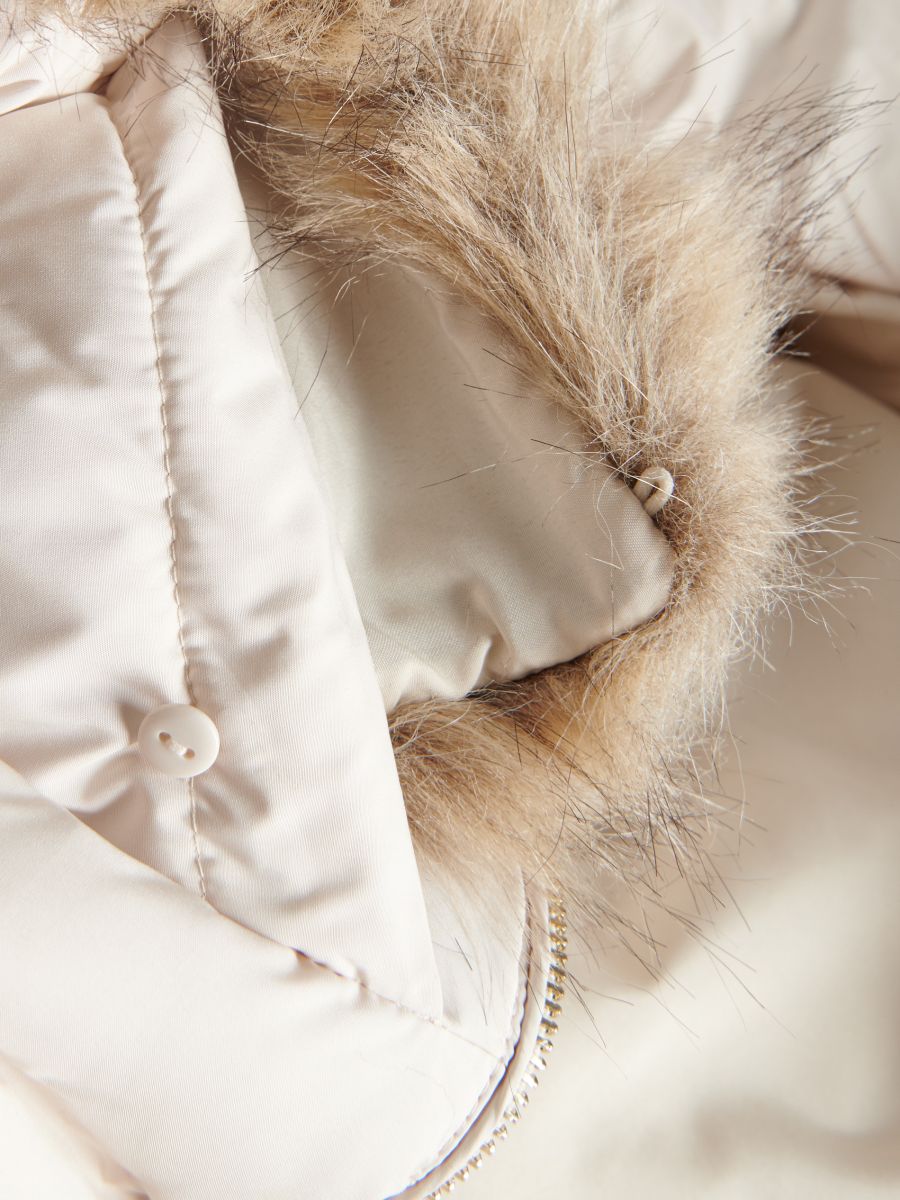 Hooded jacket - cream - RESERVED - 8
