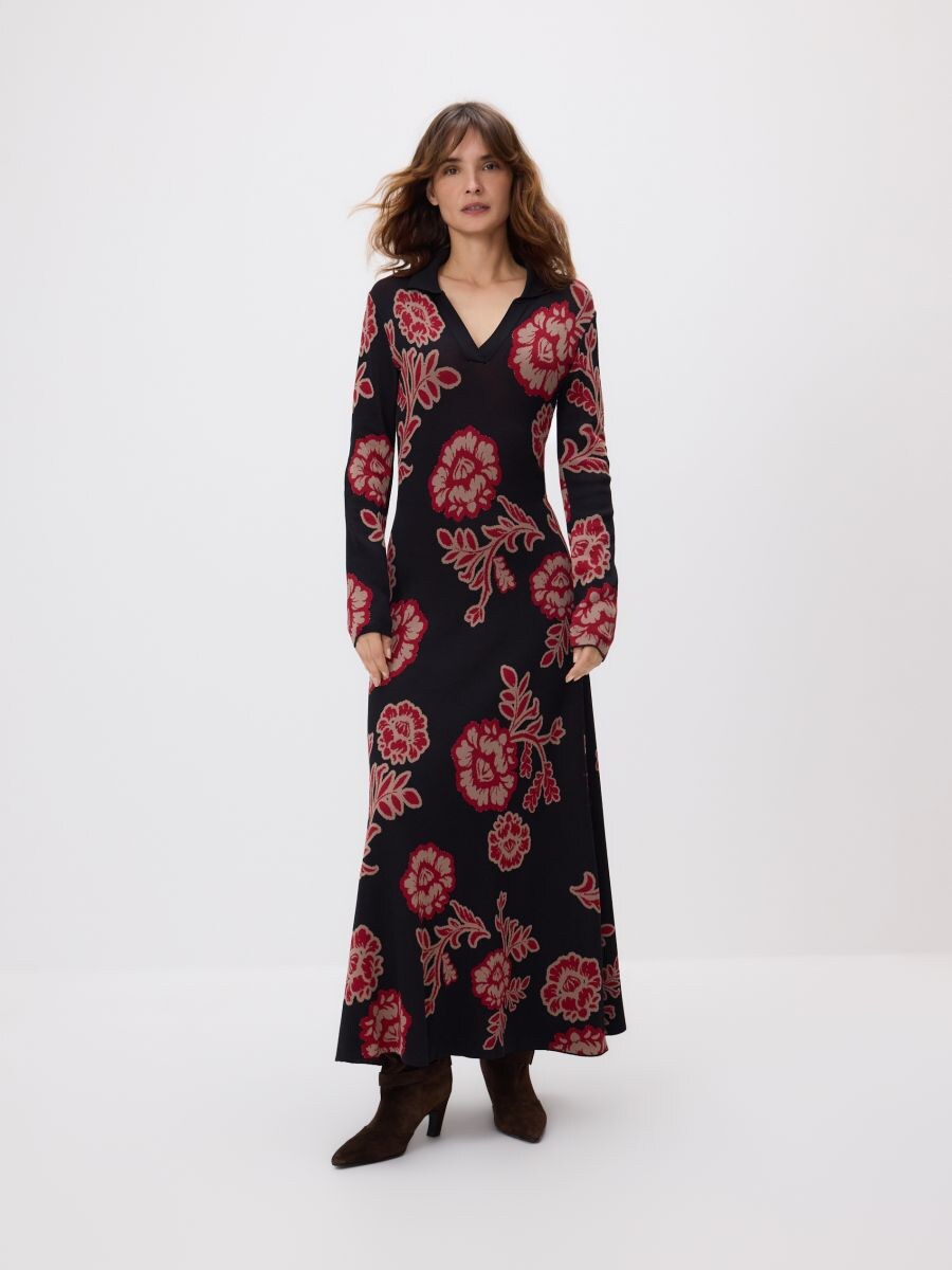 LADIES` DRESS - pisana - RESERVED