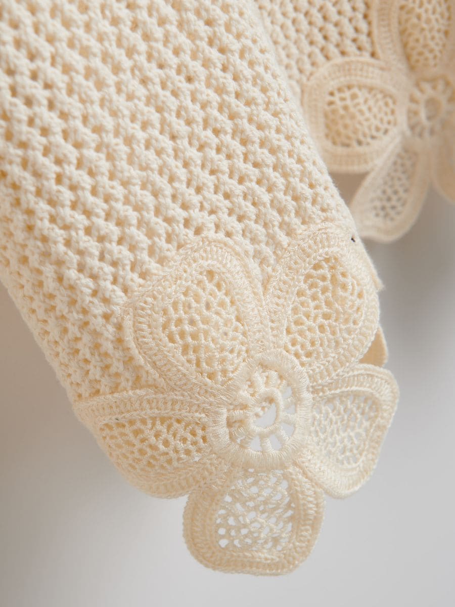 Openwork jumper - nude - RESERVED - 5