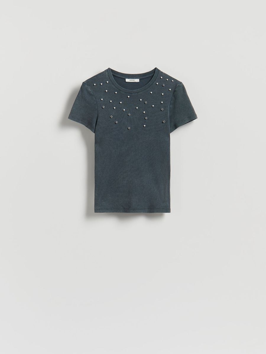 LADIES` T-SHIRT - dark grey - RESERVED