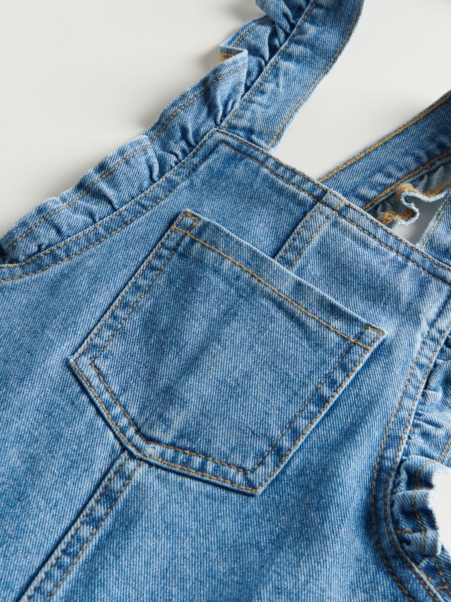 Denim dungarees with ruffle details - blue jeans - RESERVED - 3