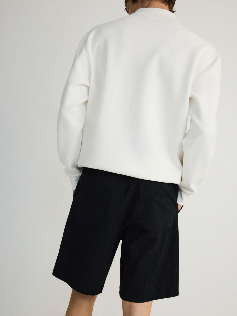 Loose shorts with tie detail - black - RESERVED - 6