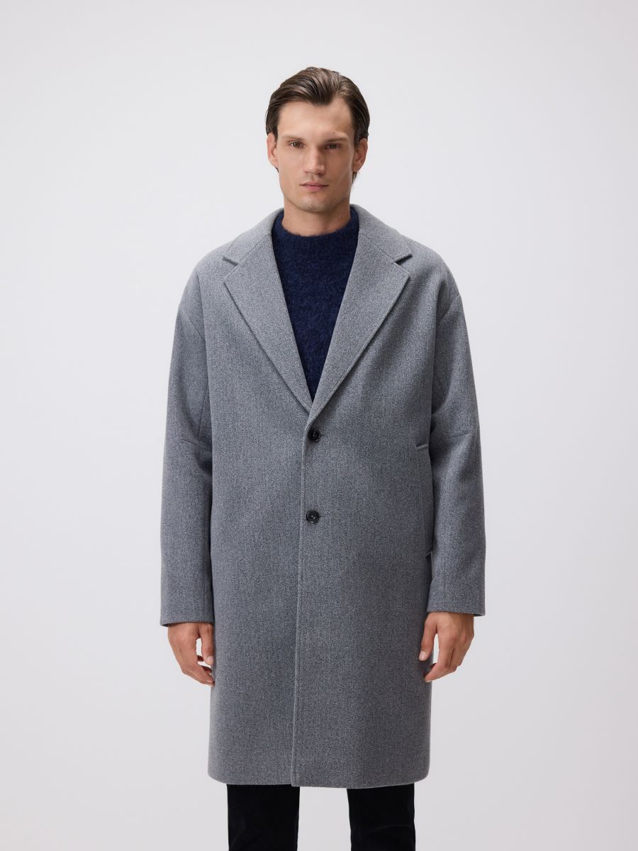 Collar coat - light grey - RESERVED