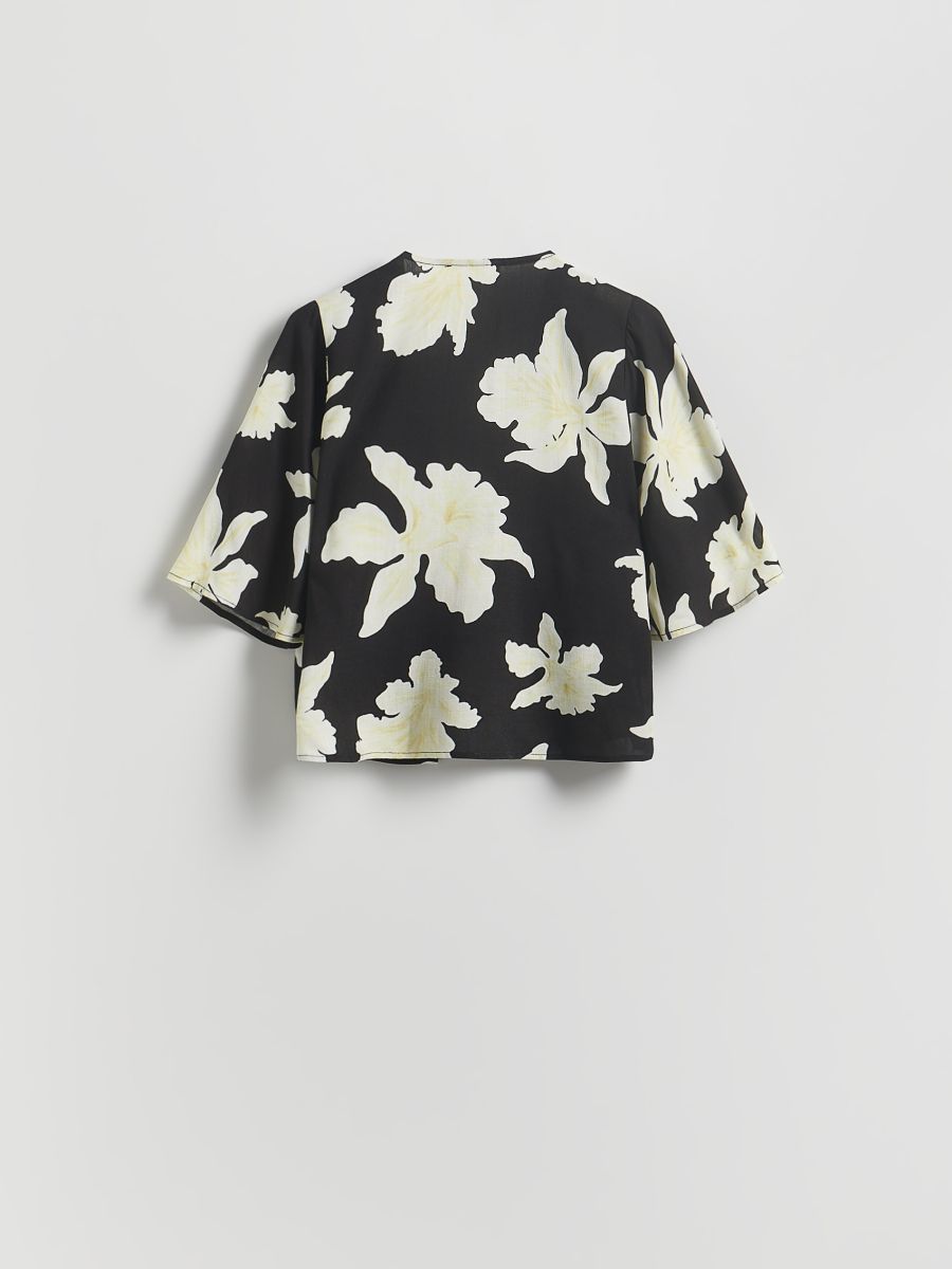 Bluse mit Bindedetail - bunt - RESERVED - 7