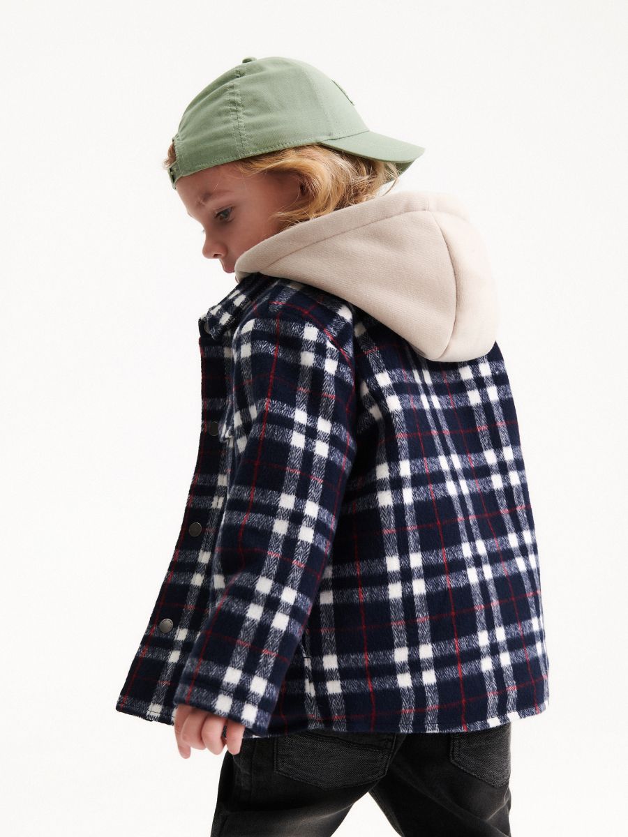 Insulated jacket with hood - navy - RESERVED - 5