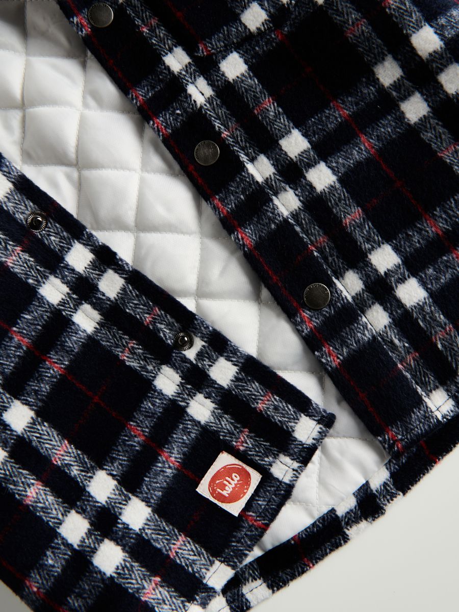Insulated jacket with hood - navy - RESERVED - 6