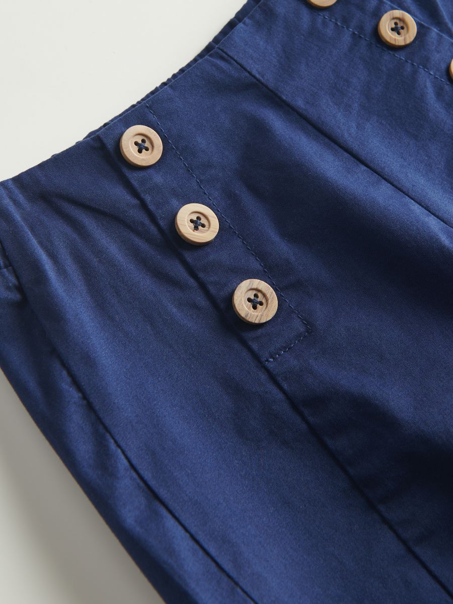 Buttoned shorts - navy - RESERVED - 4