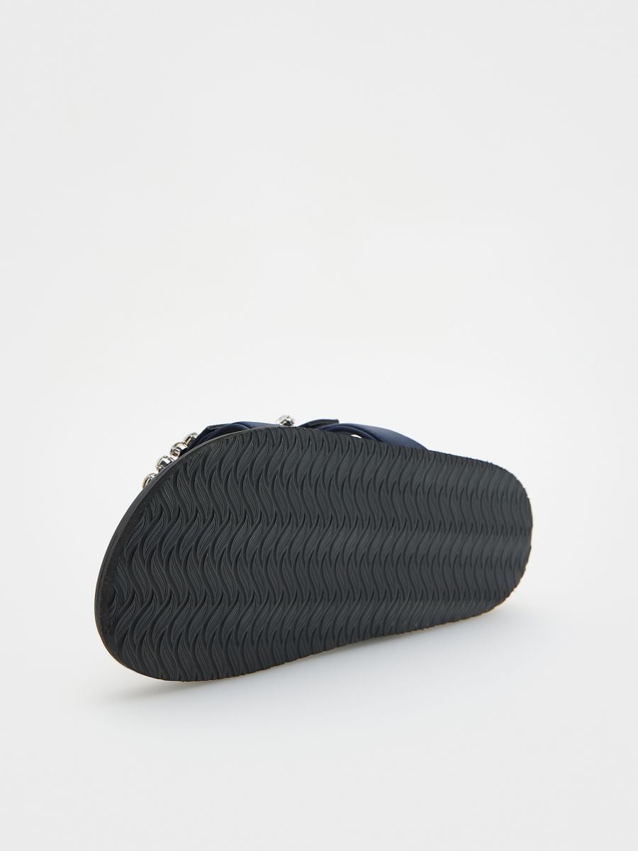 Sliders with buckles - navy - RESERVED - 6