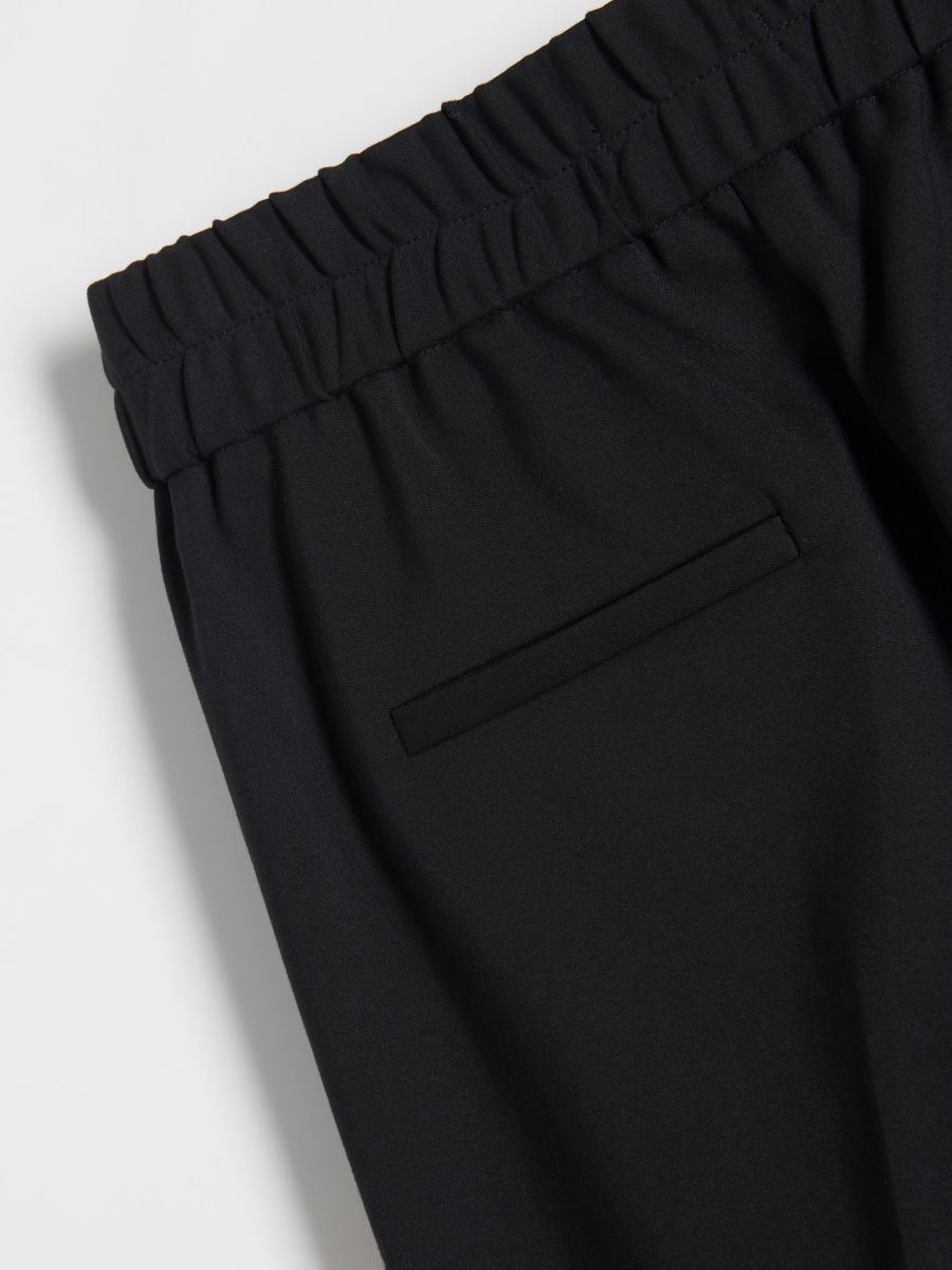 Trousers with pressed crease - black - RESERVED - 5