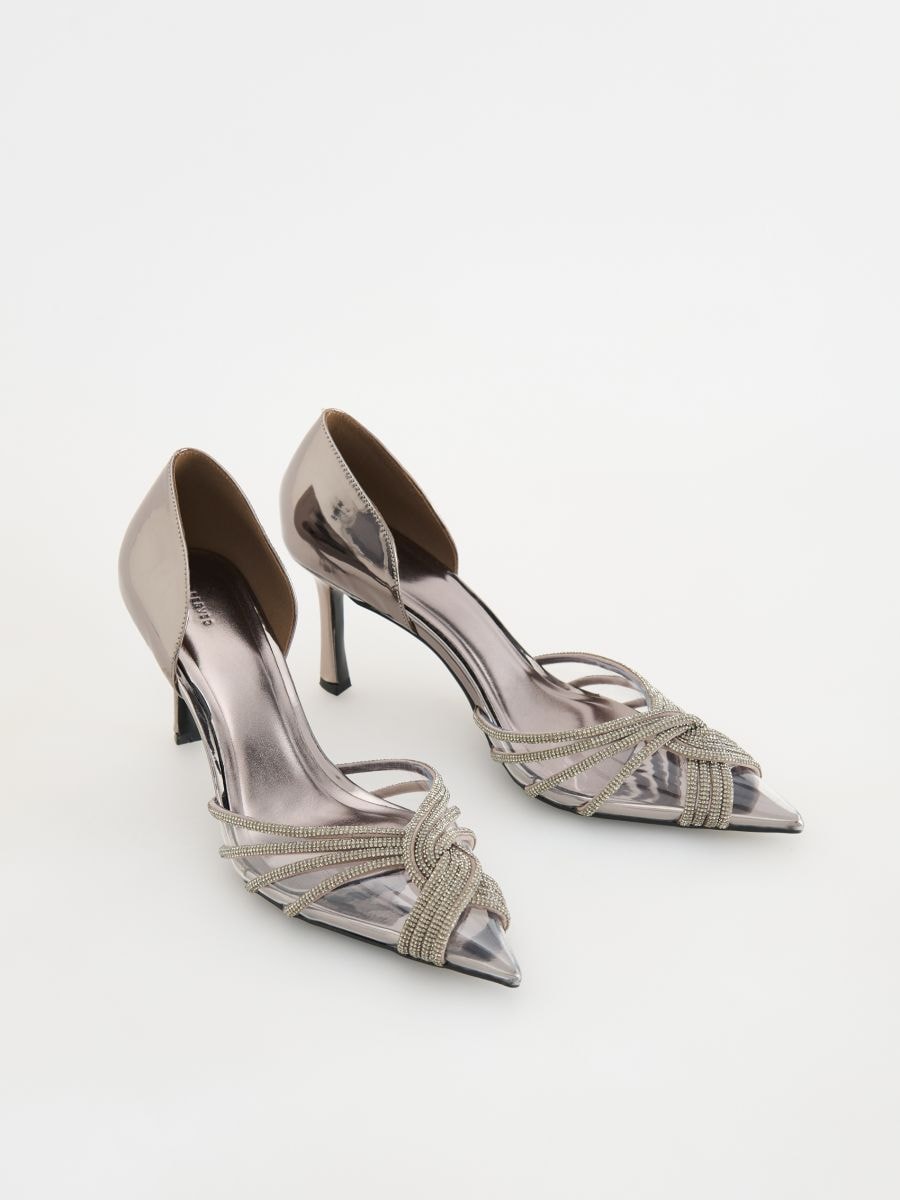 LADIES` PUMPS - stříbrná - RESERVED - 2