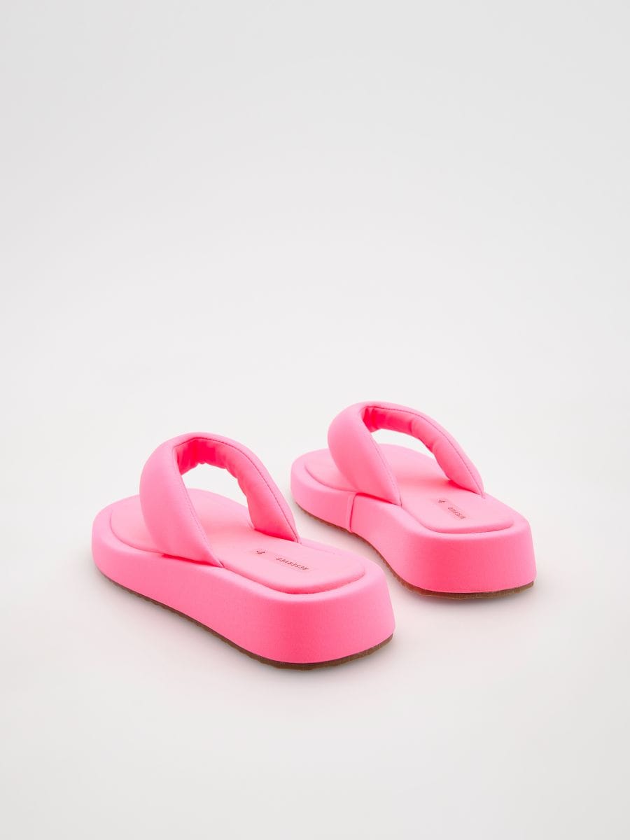 Infradito con suola piatta - rosa shocking - RESERVED - 4