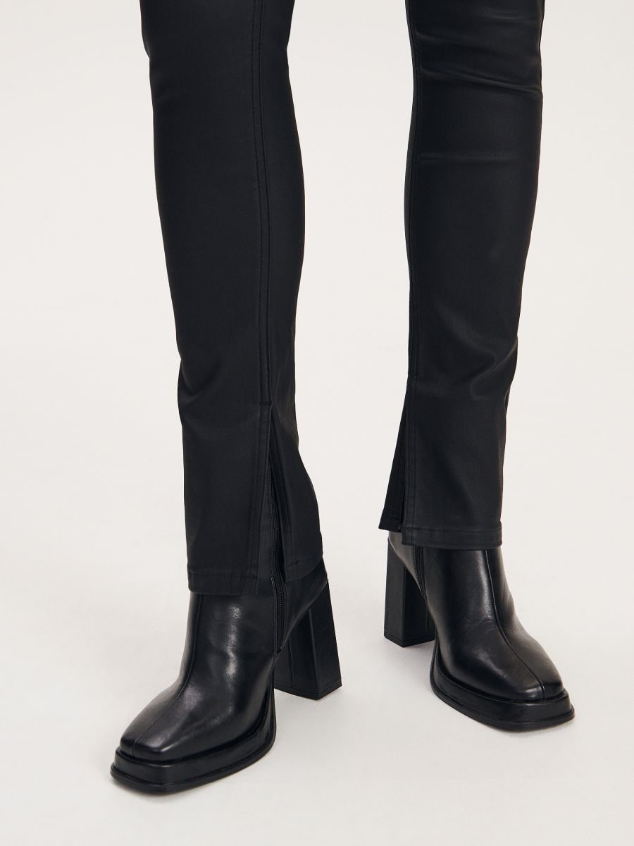 Voskirane pantalone - crno - RESERVED - 6