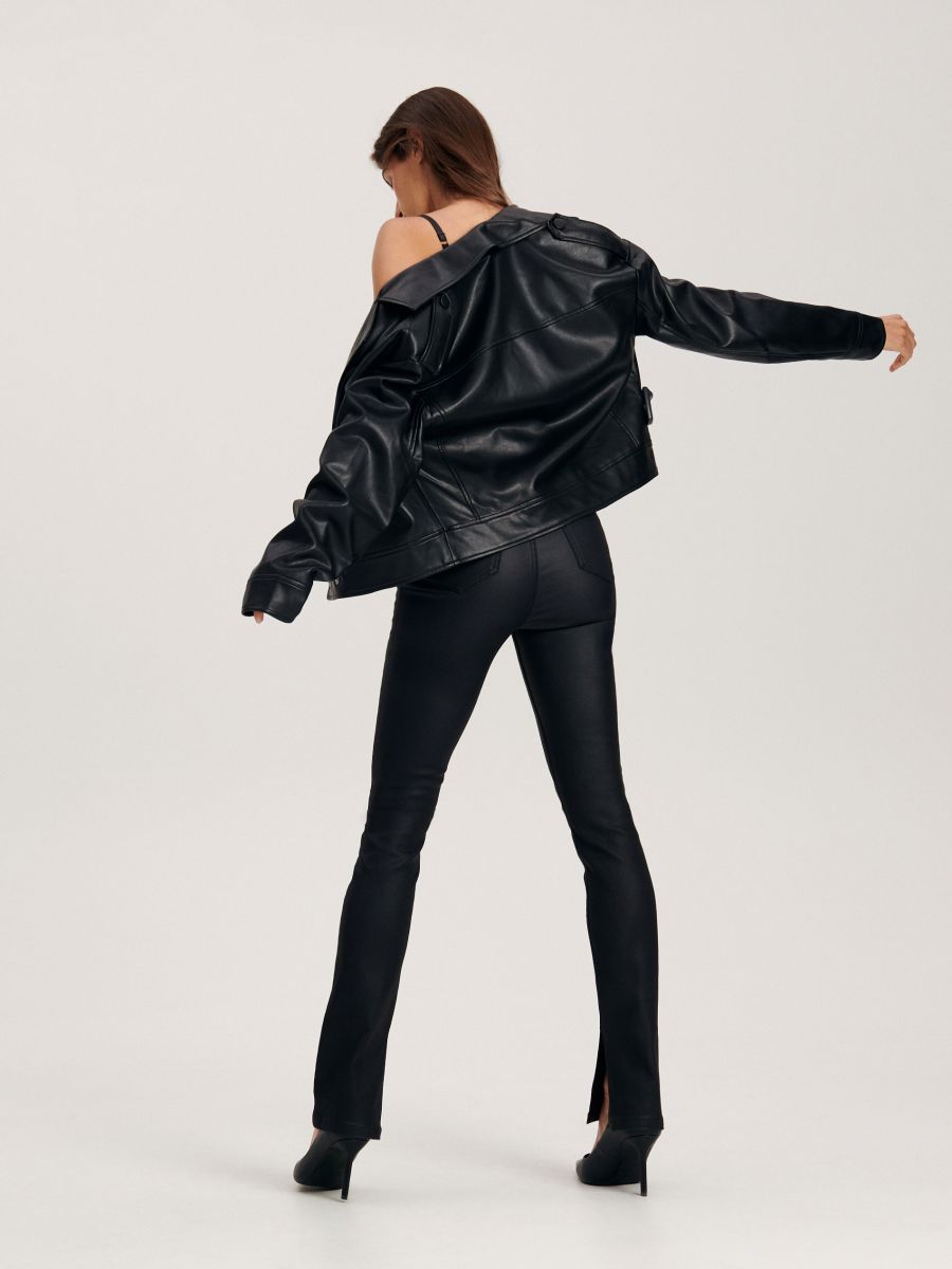 Waxed trousers - black - RESERVED - 5