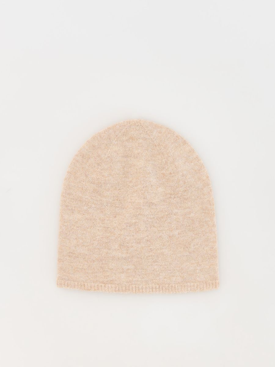 GIRLS` CAP - krem - RESERVED