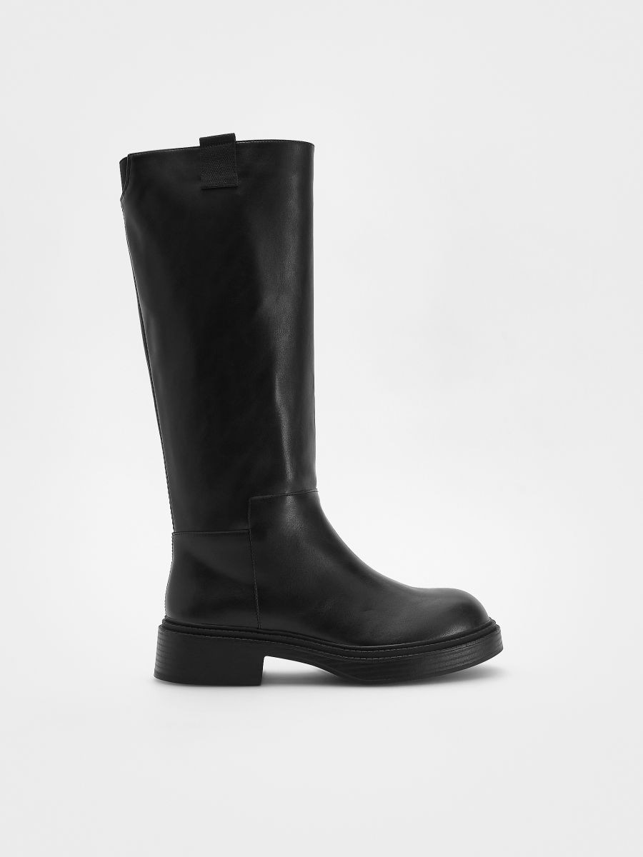 Kunstlederschuhe - schwarz - RESERVED - 4