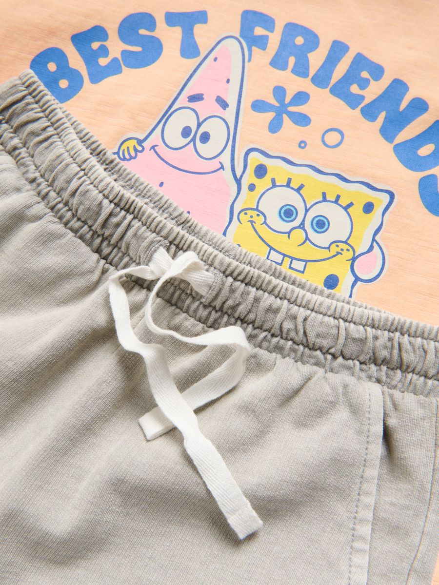 Cotton SpongeBob set - beige - RESERVED - 2