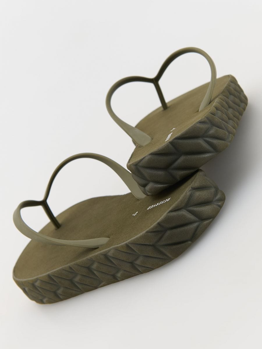 Flip flops - olive - RESERVED - 3