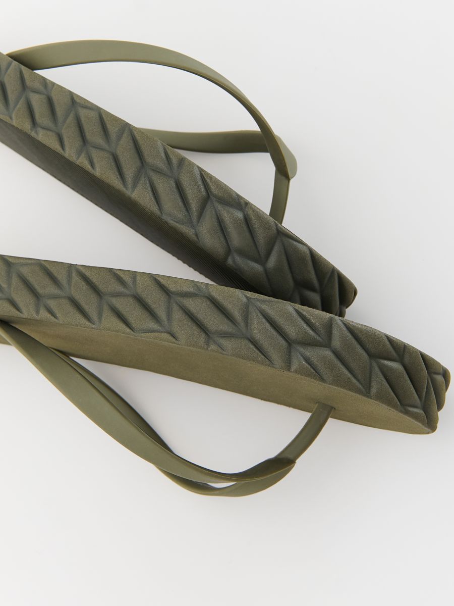 Flip flops - olive - RESERVED - 4