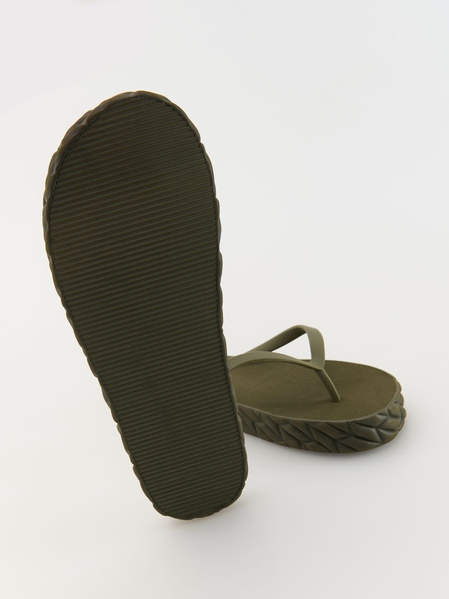 Flip flops - olive - RESERVED - 5