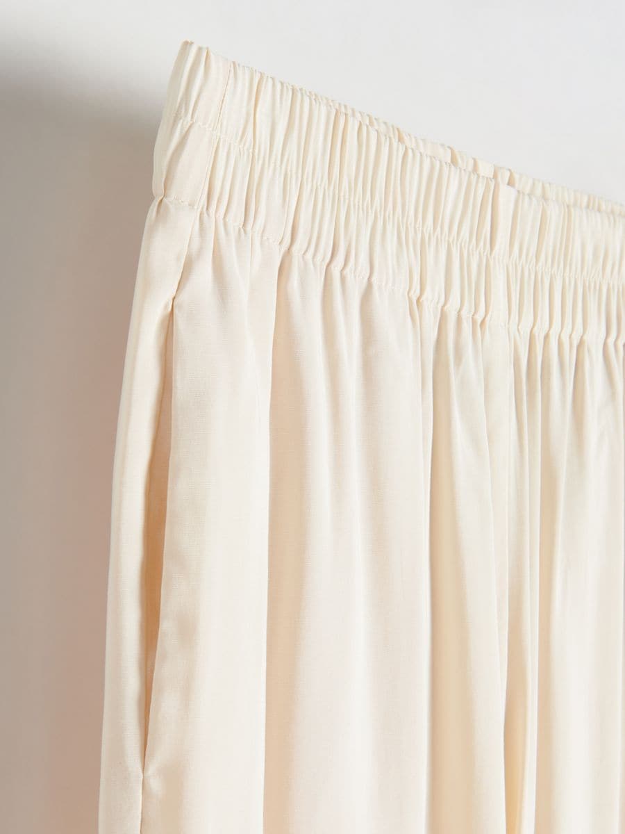 Viscose trousers - cream - RESERVED - 6