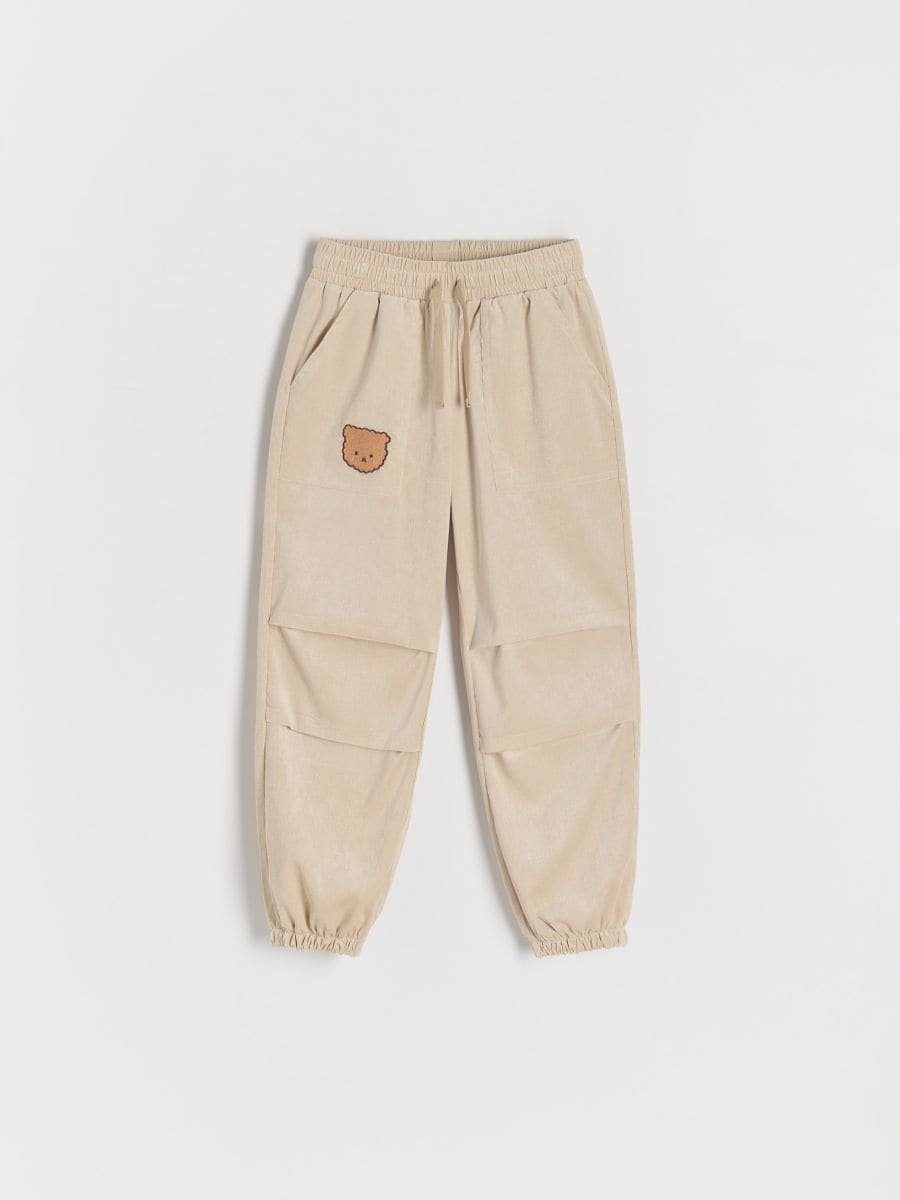 Parachute pantalone s vezom - krem - RESERVED