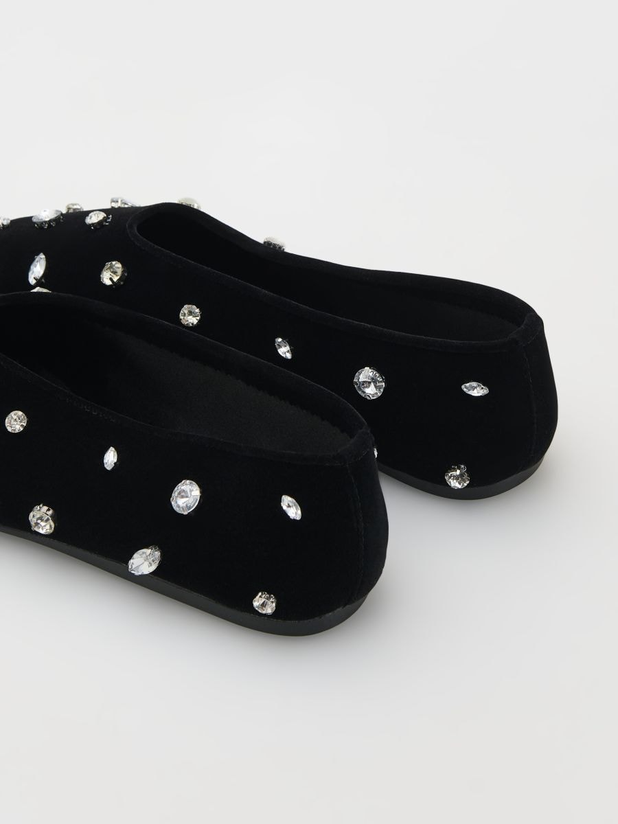 Ballet flats with decorative studs - black - RESERVED - 3