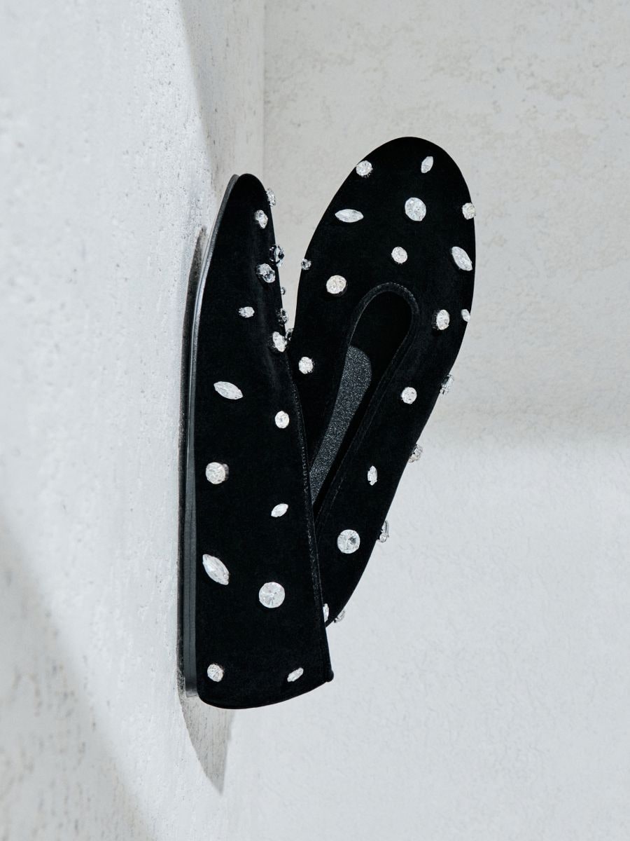 Ballet flats with decorative studs - black - RESERVED - 5