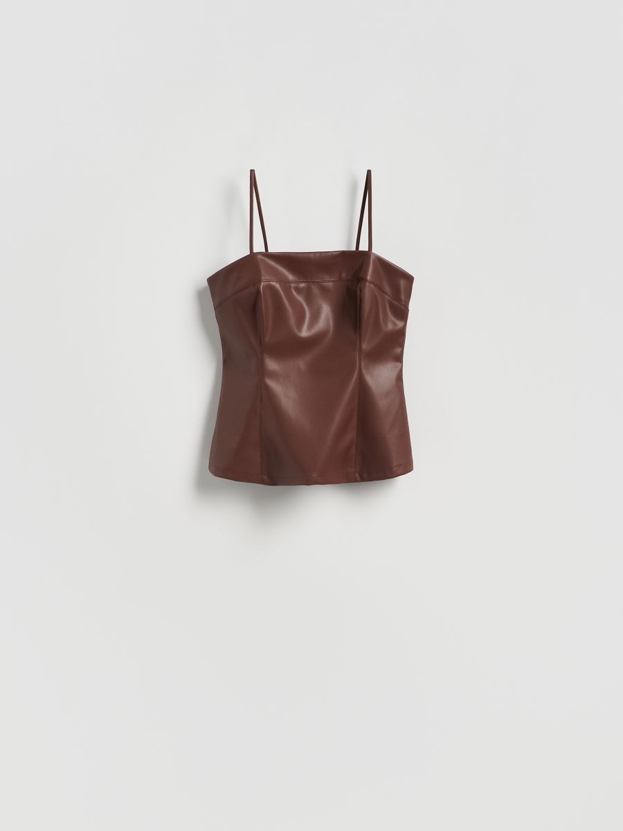 Ladies` top - brown - RESERVED