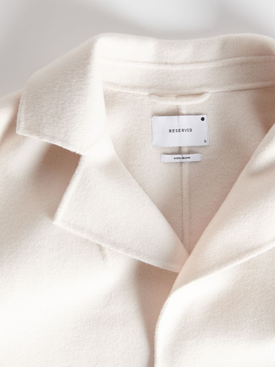 Wool coat - cream - RESERVED - 6