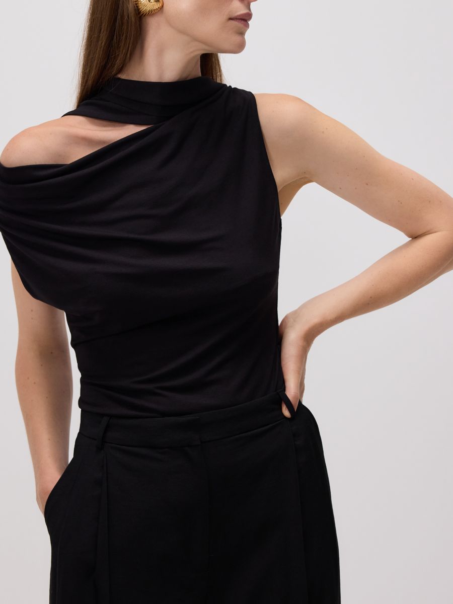 LADIES` BLOUSE - black - RESERVED