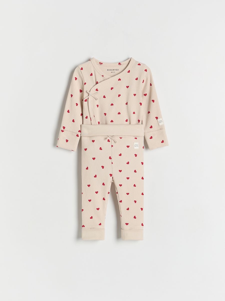 BABIES` BODY SUIT & TROUSERS - bunt - RESERVED