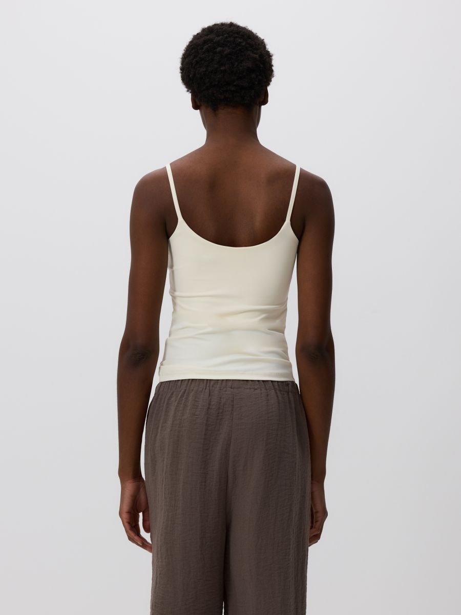 LADIES` SINGLET - ΚΡΕΜ - RESERVED - 3
