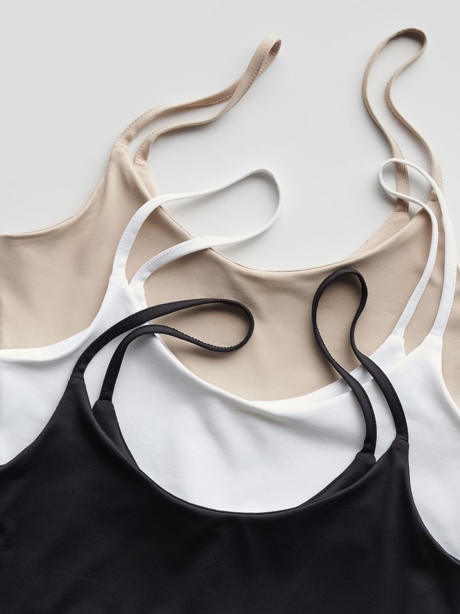 LADIES` SINGLET - beige - RESERVED - 6