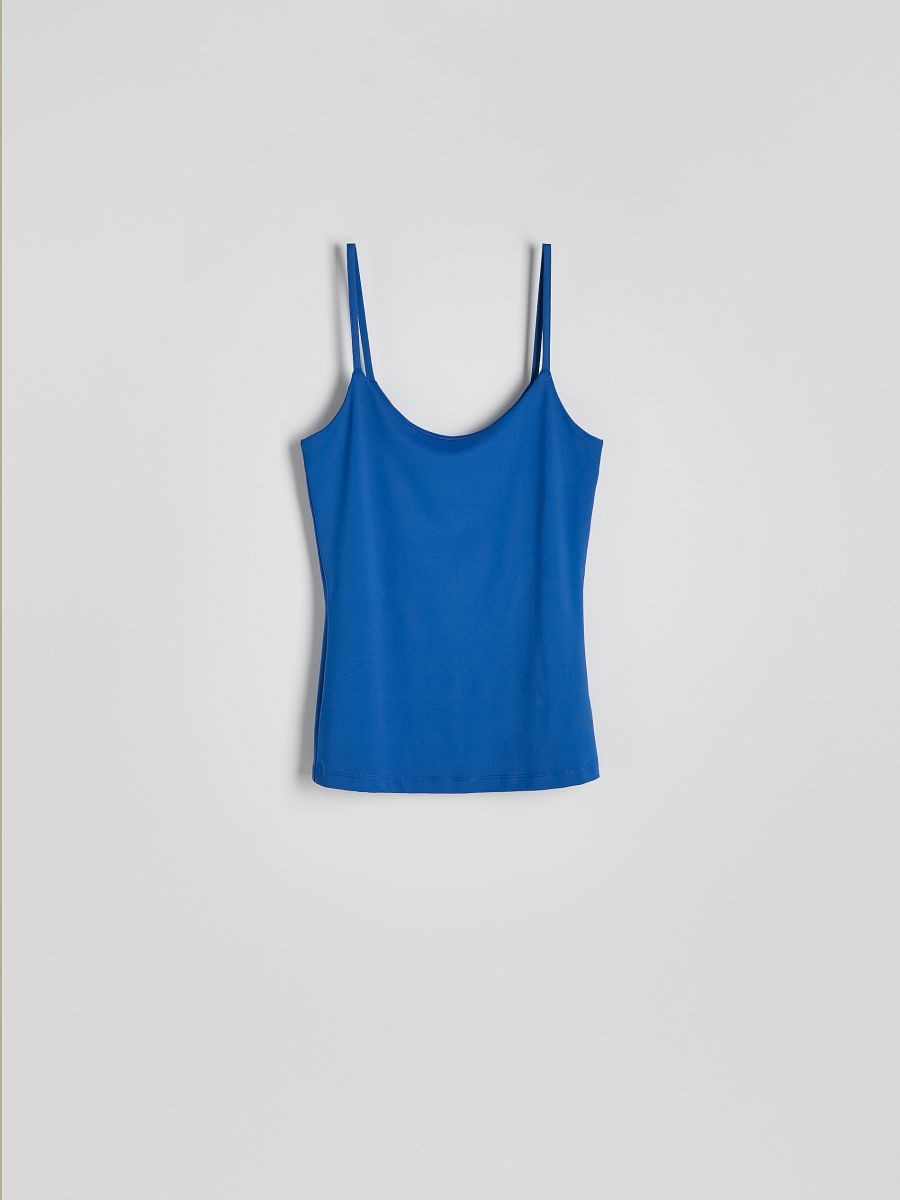 LADIES` SINGLET - blue - RESERVED - 6