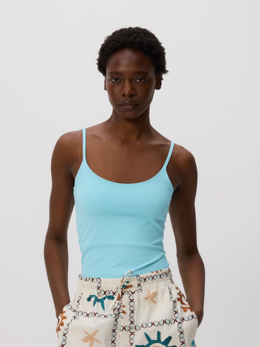 LADIES` SINGLET - light turquoise - RESERVED - 3