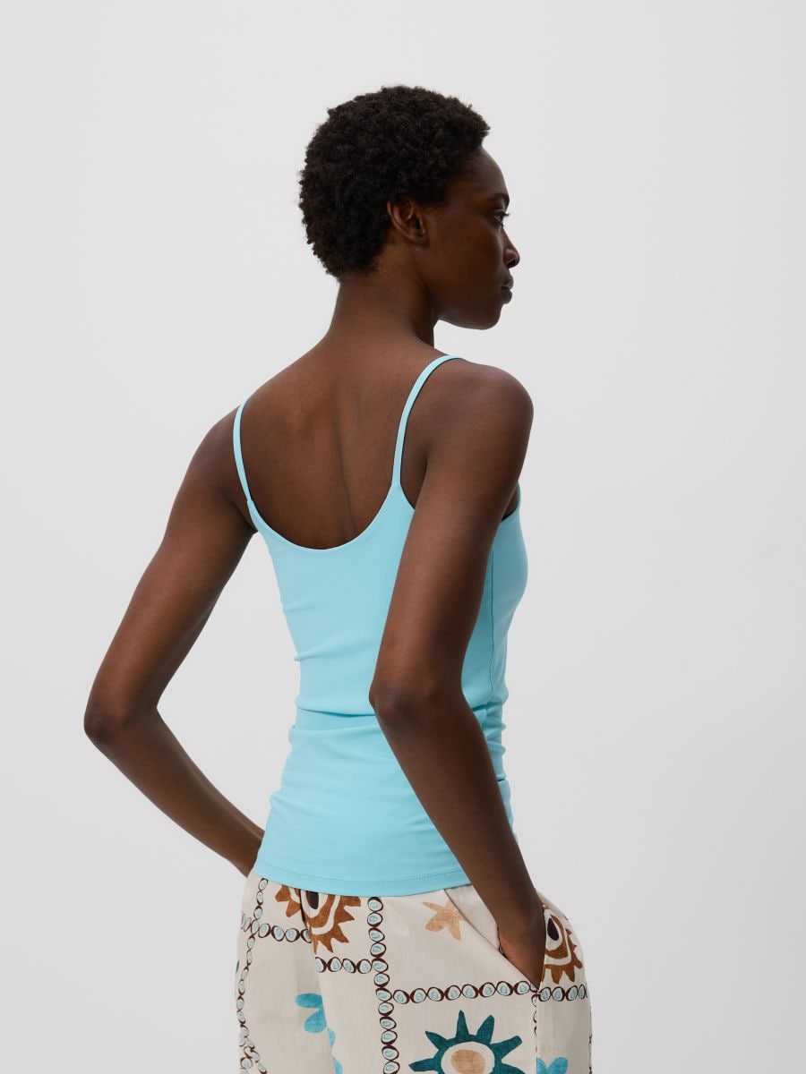 LADIES` SINGLET - light turquoise - RESERVED - 5