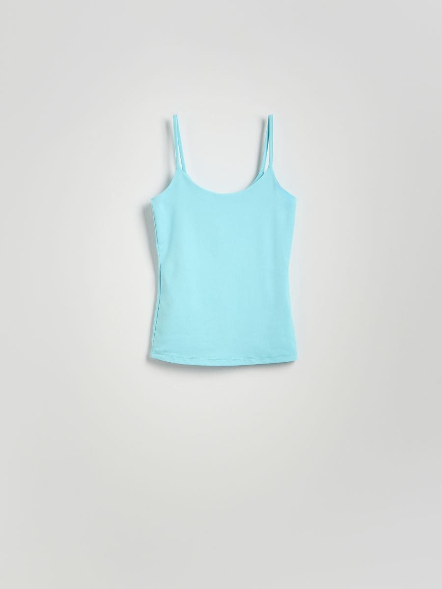 LADIES` SINGLET - light turquoise - RESERVED - 6