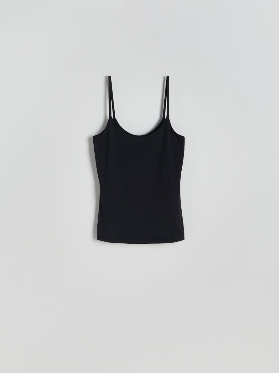 LADIES` SINGLET - črna - RESERVED