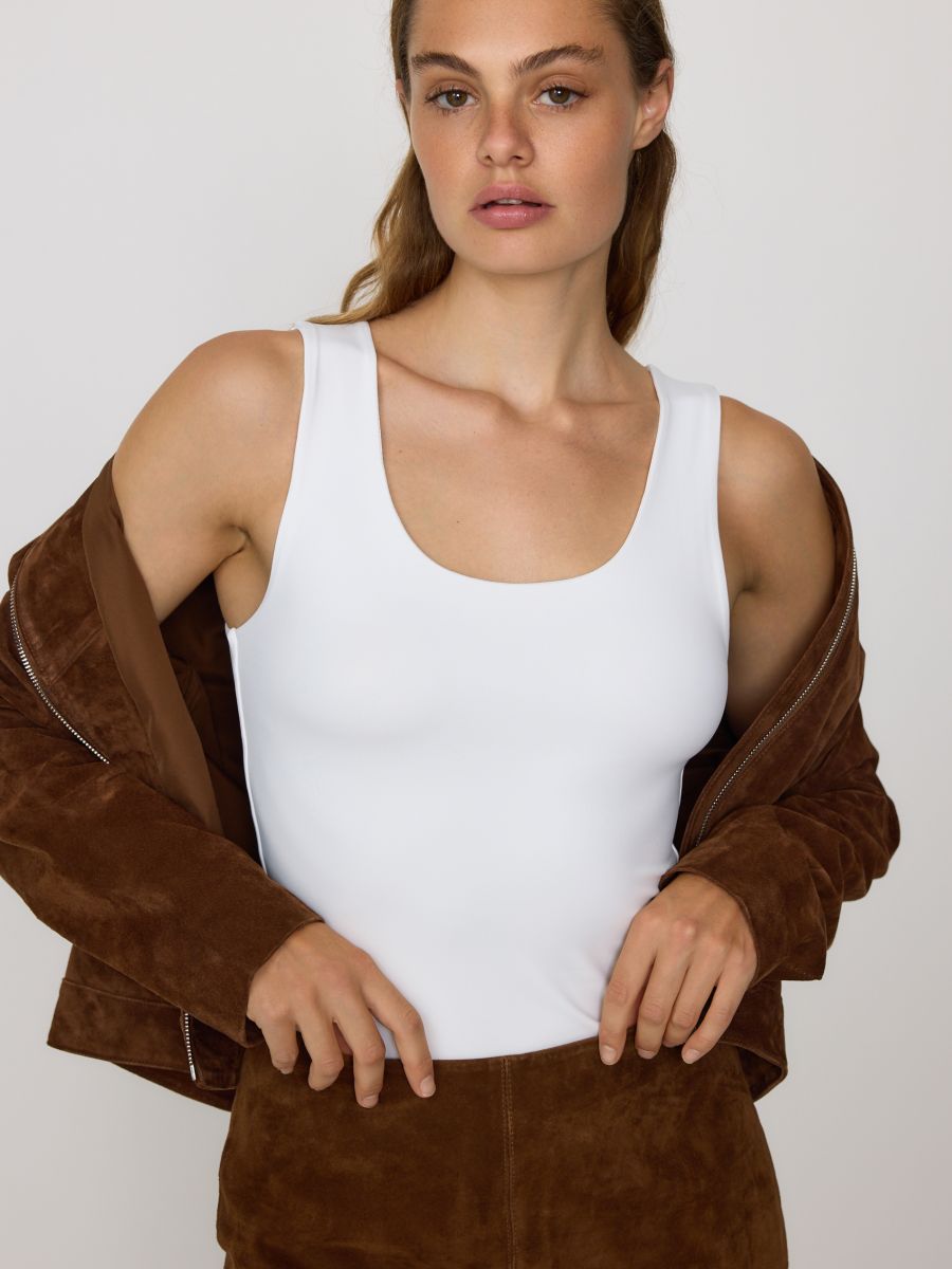 Plain top - white - RESERVED
